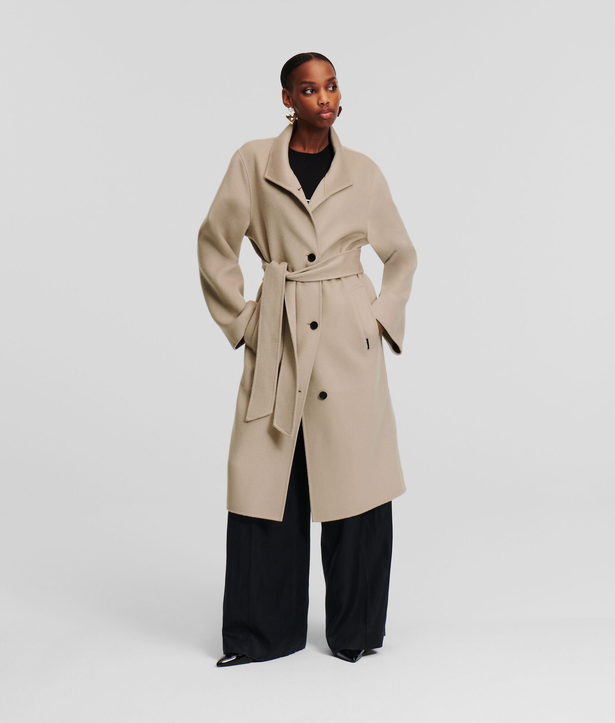 (image for) Customizable Soft double-face wool coat